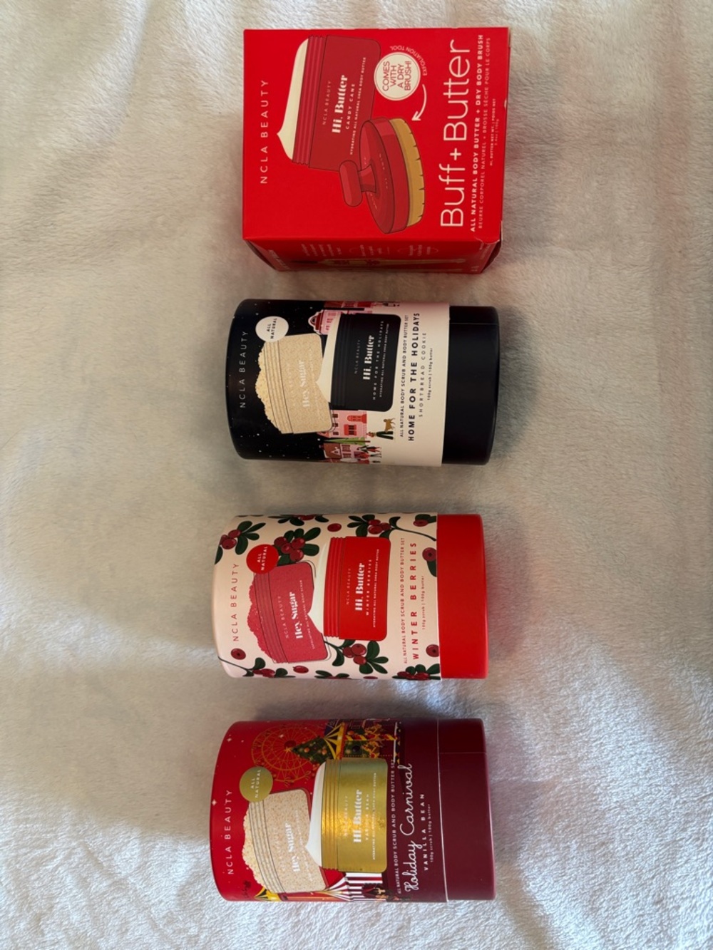 NCLA Beauty Buff + Butter Body Balm Collection